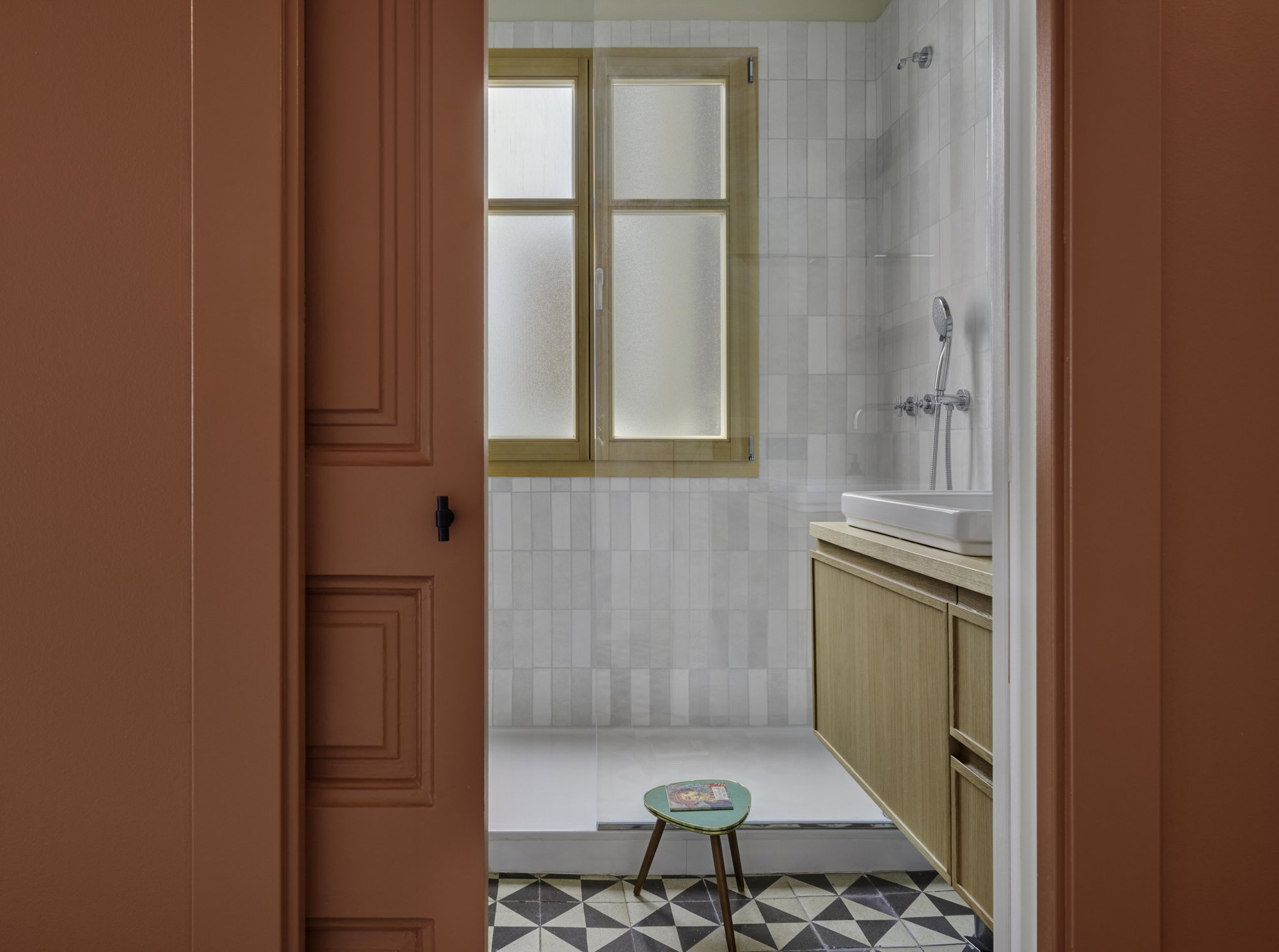 salle de bain grise et bois salle de bain grise et bois