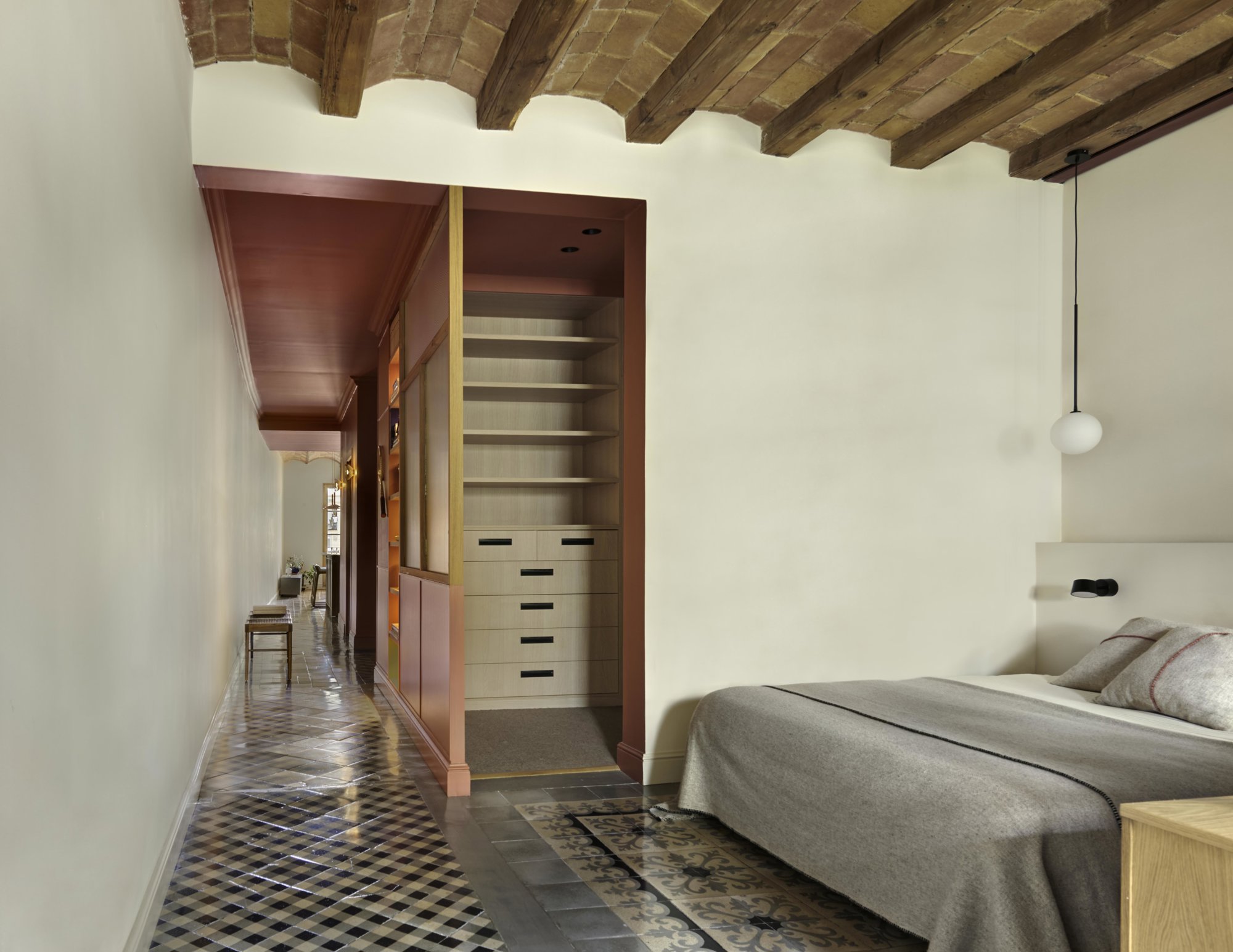 chambre avec carreaux de ciment appartement rénové chambre avec carreaux de ciment appartement rénové