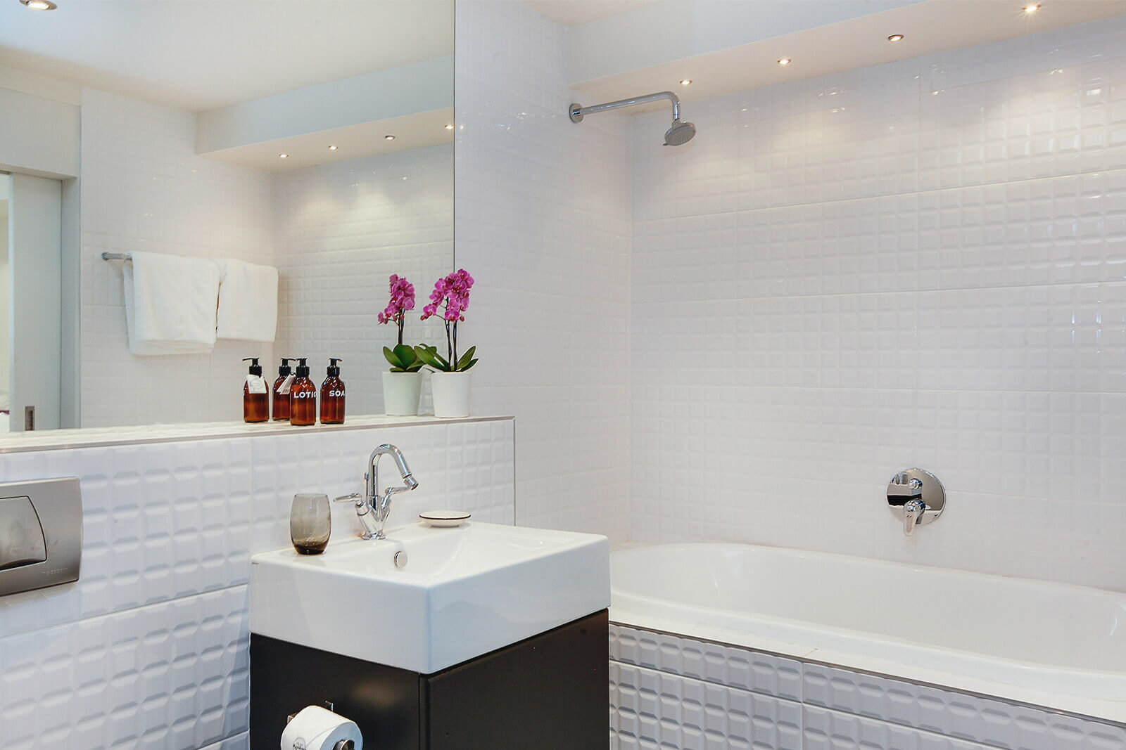 salle de bain blanche loft design salle de bain blanche loft design