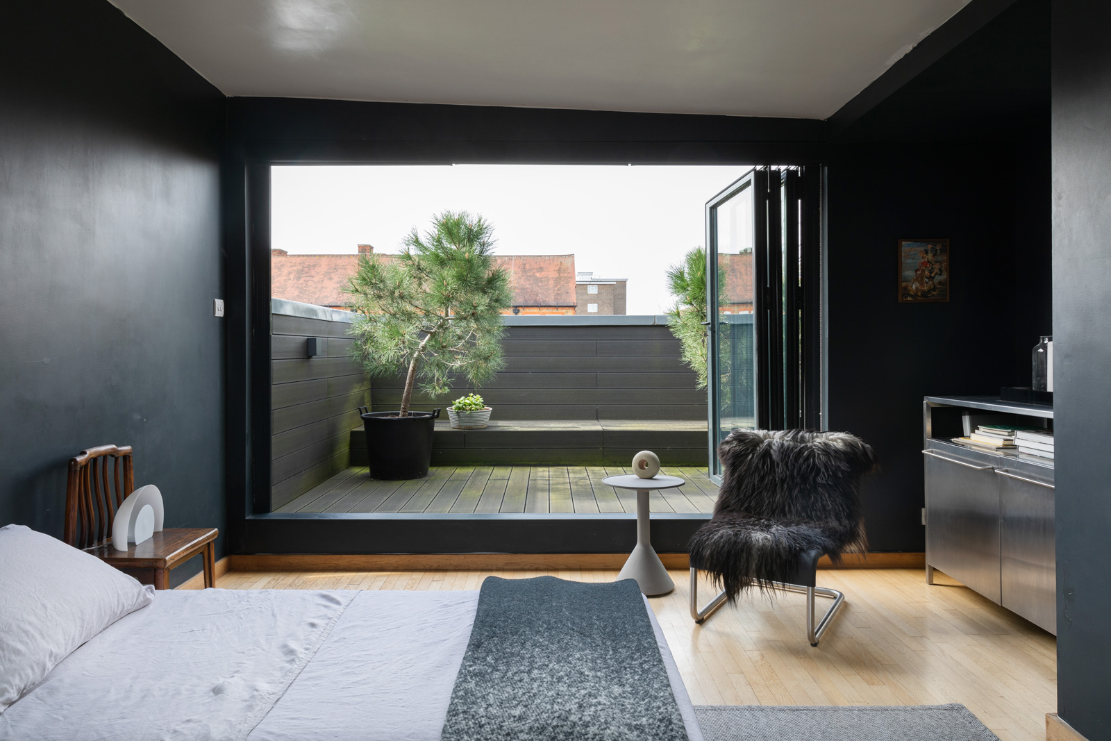 chambre murs noirs avec terrasse chambre murs noirs avec terrasse