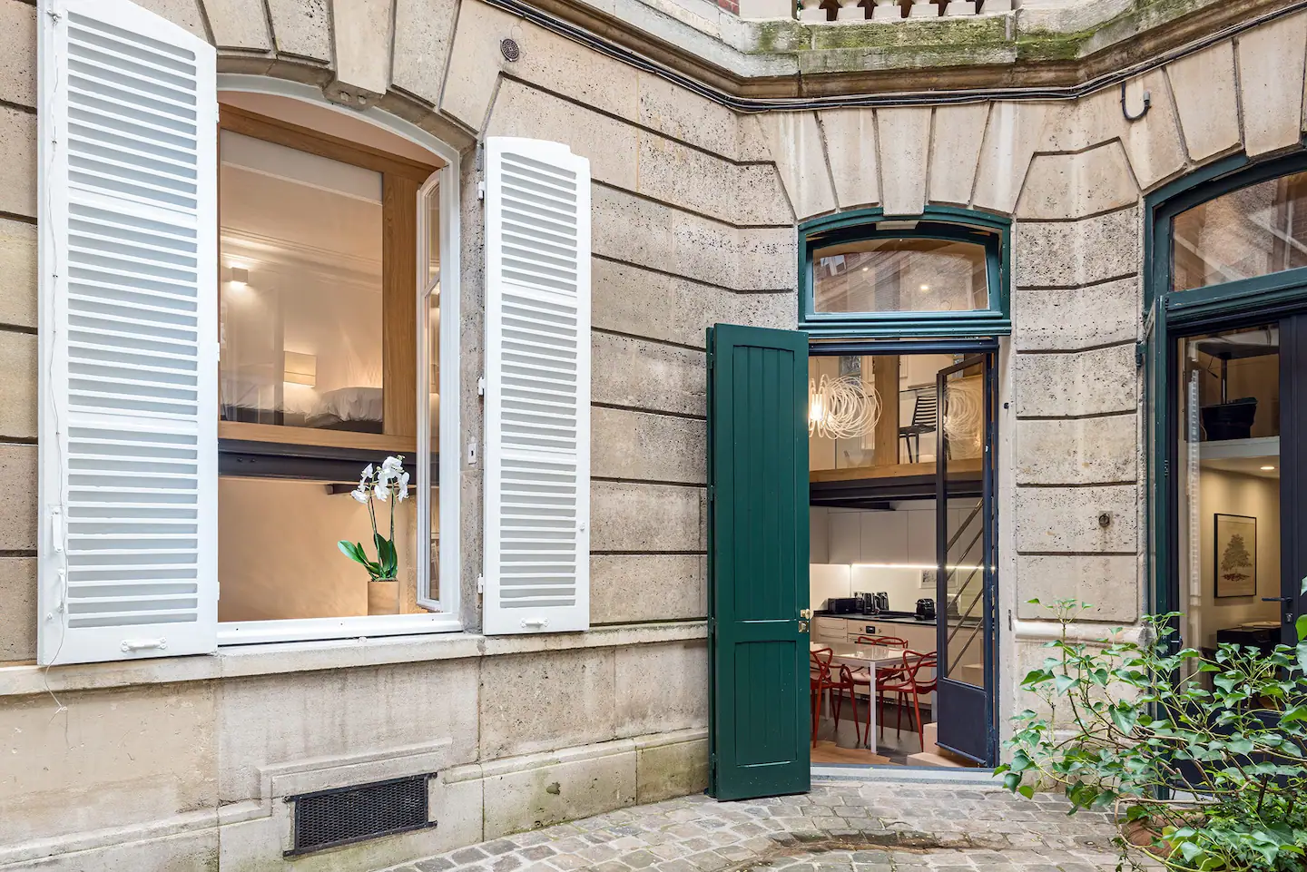 cour immeuble loft Paris cour immeuble loft Paris