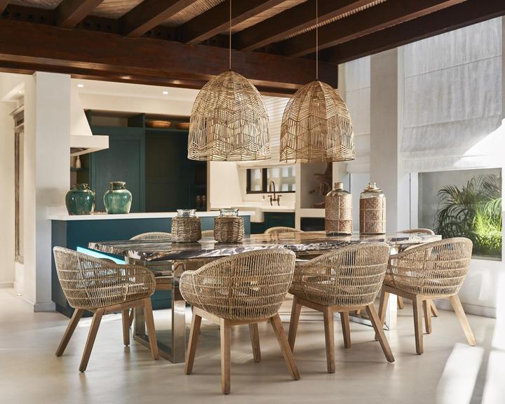 salle à manger décoration méditerranéenne