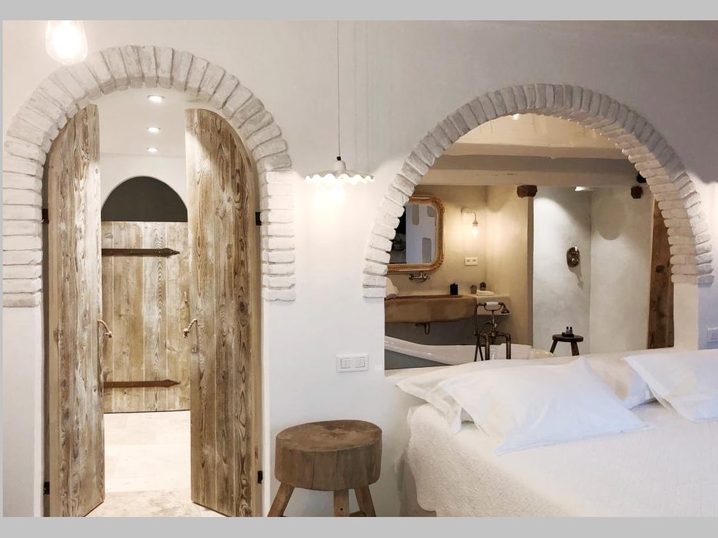 chambre avec arches en briques décoration rustique chic chambre avec arches en briques décoration rustique chic