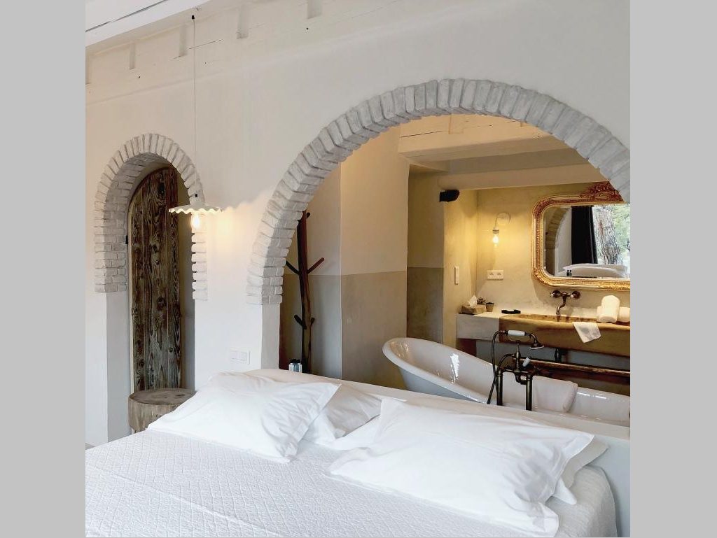 chambre avec arches en briques décoration rustique chic chambre avec arches en briques décoration rustique chic