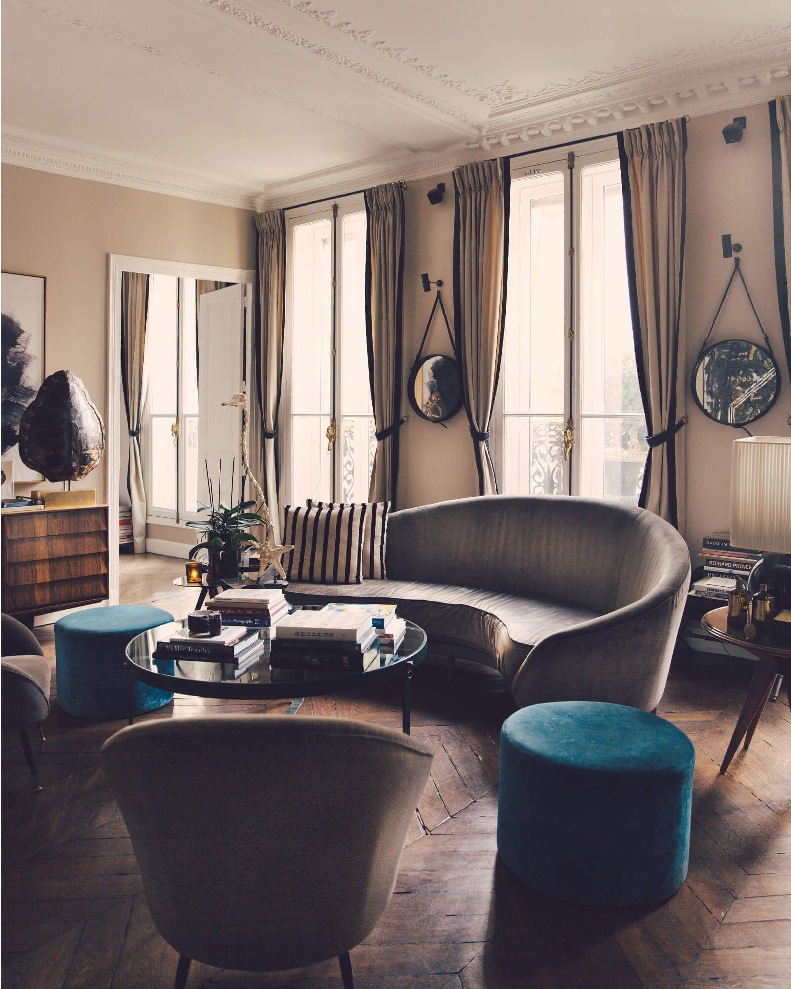 salon appartement Paris décoration contemporaine salon appartement Paris décoration contemporaine