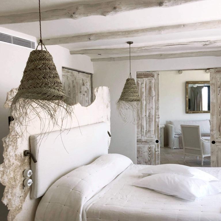 chambre avec poutres blanchies décoration rustique chic chambre avec poutres blanchies décoration rustique chic