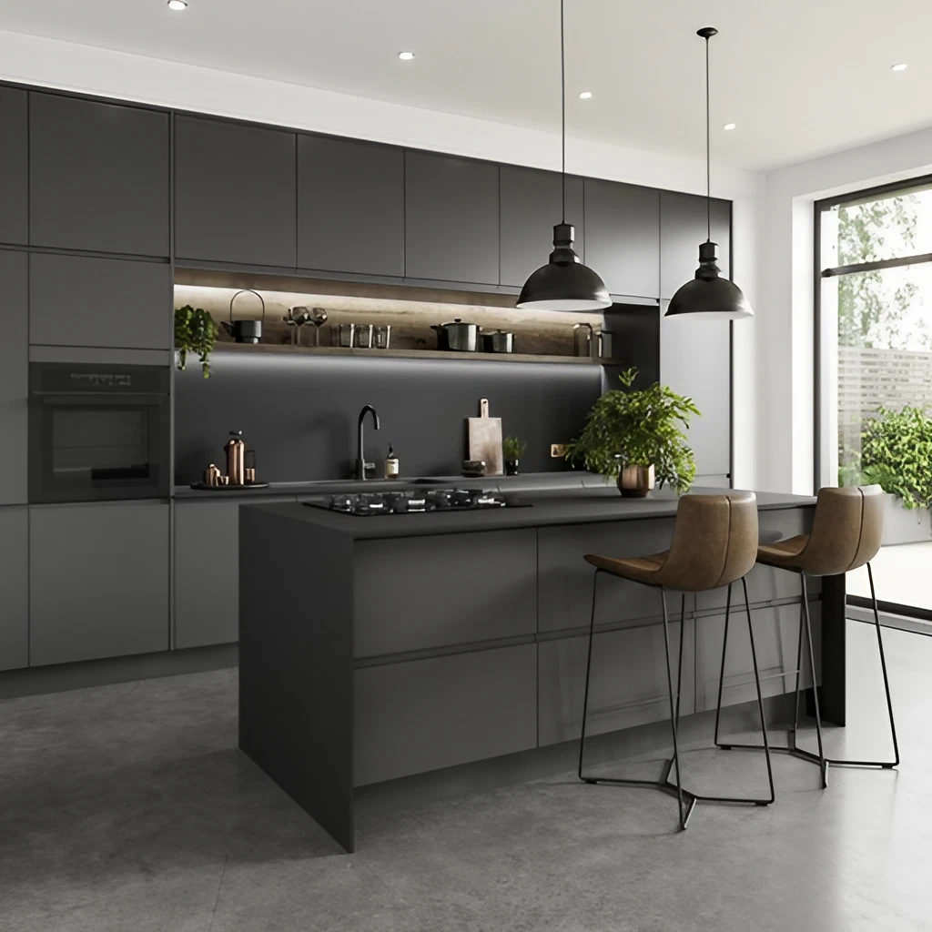 cuisine noire décoration design cuisine noire décoration design