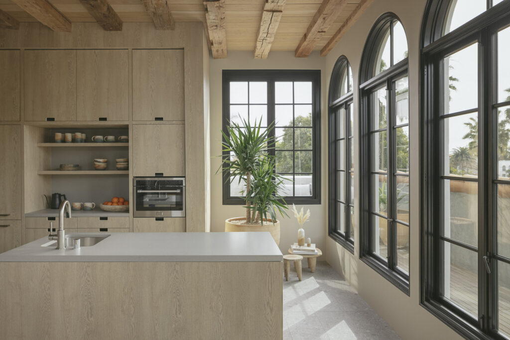 cuisine bois clair design avec îlot cuisine bois clair design avec îlot