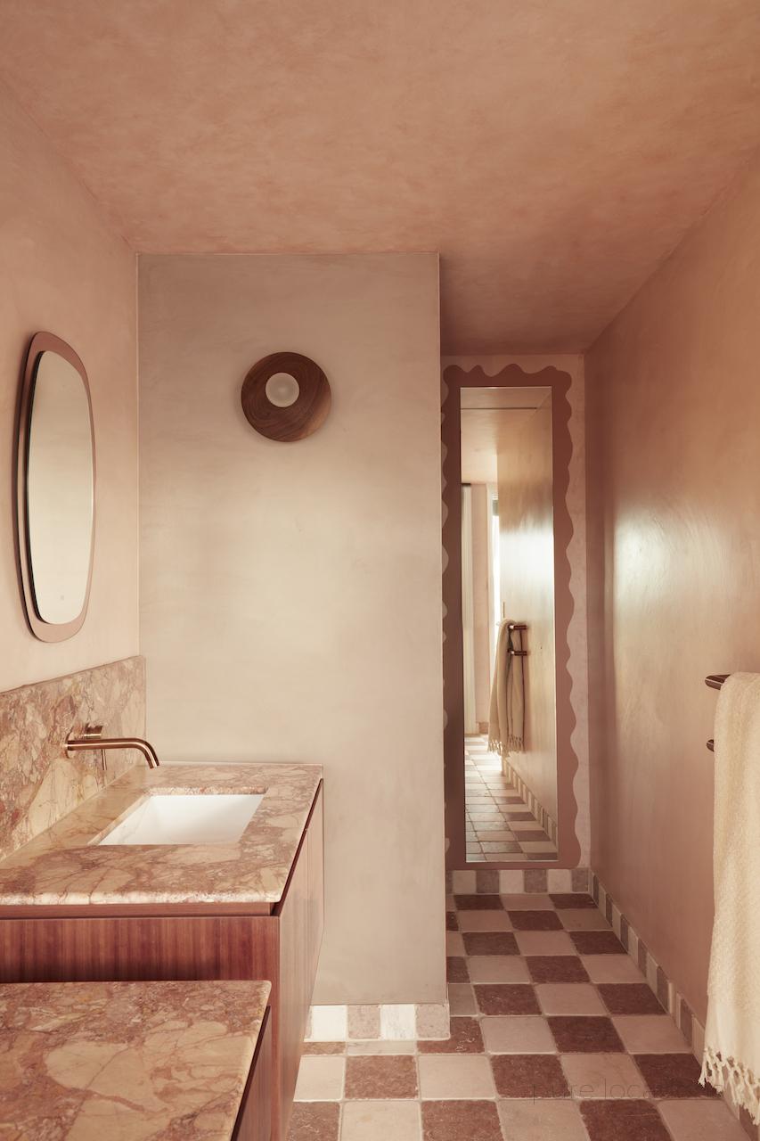 salle de bain terracotta et marbre salle de bain terracotta et marbre