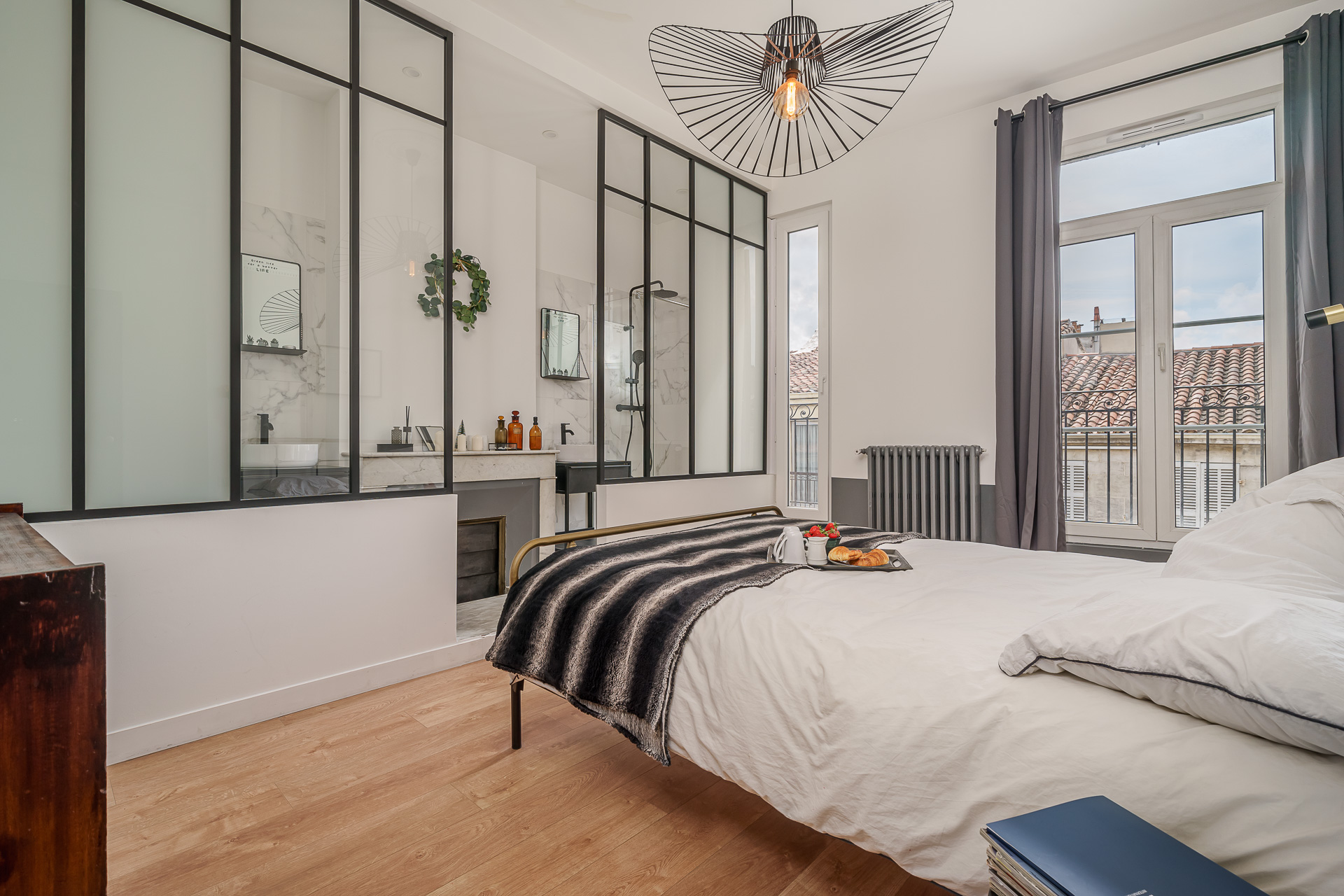 chambre avec verrière appartement à vendre Marseille chambre avec verrière appartement à vendre Marseille
