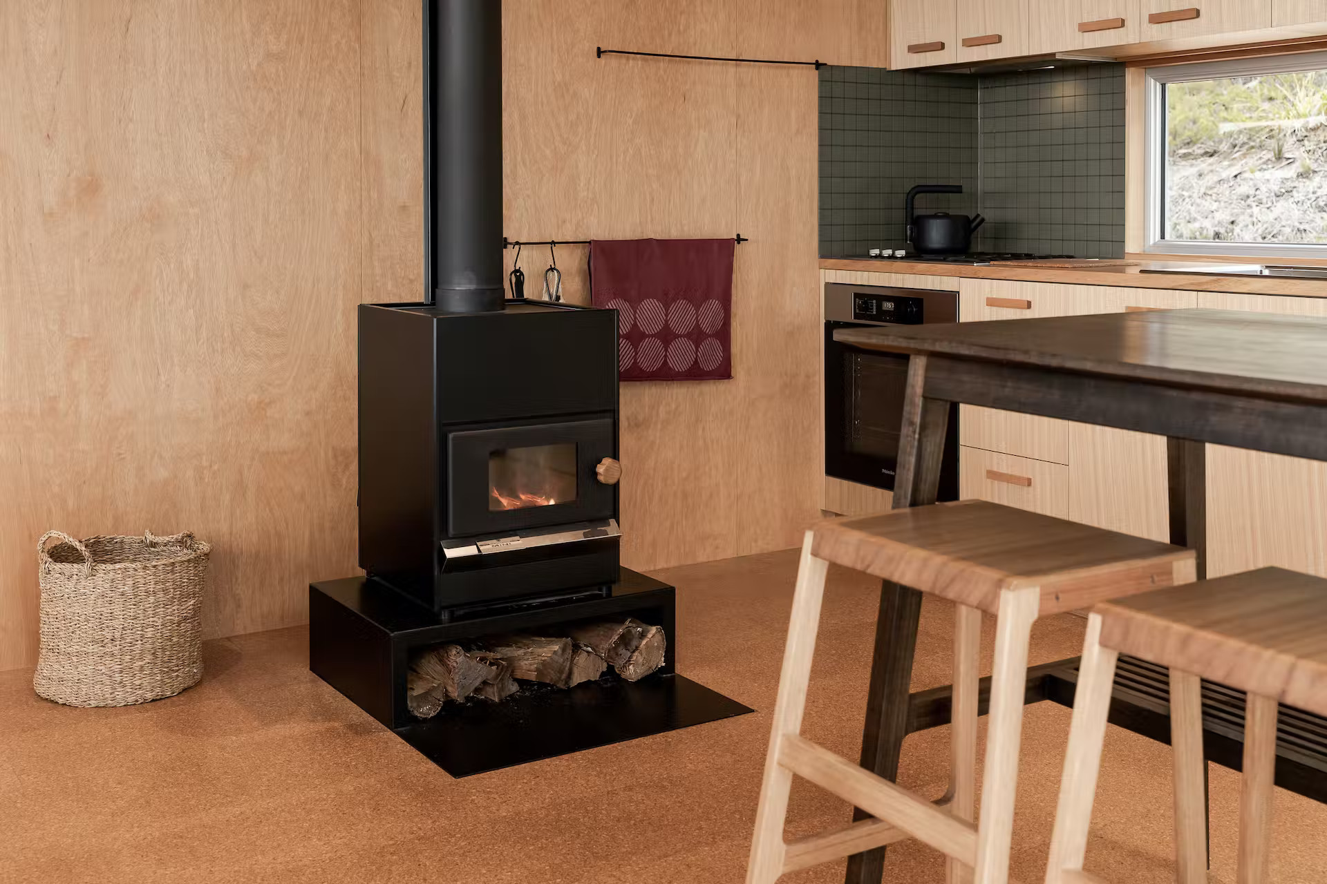 cuisine ouverte design bois