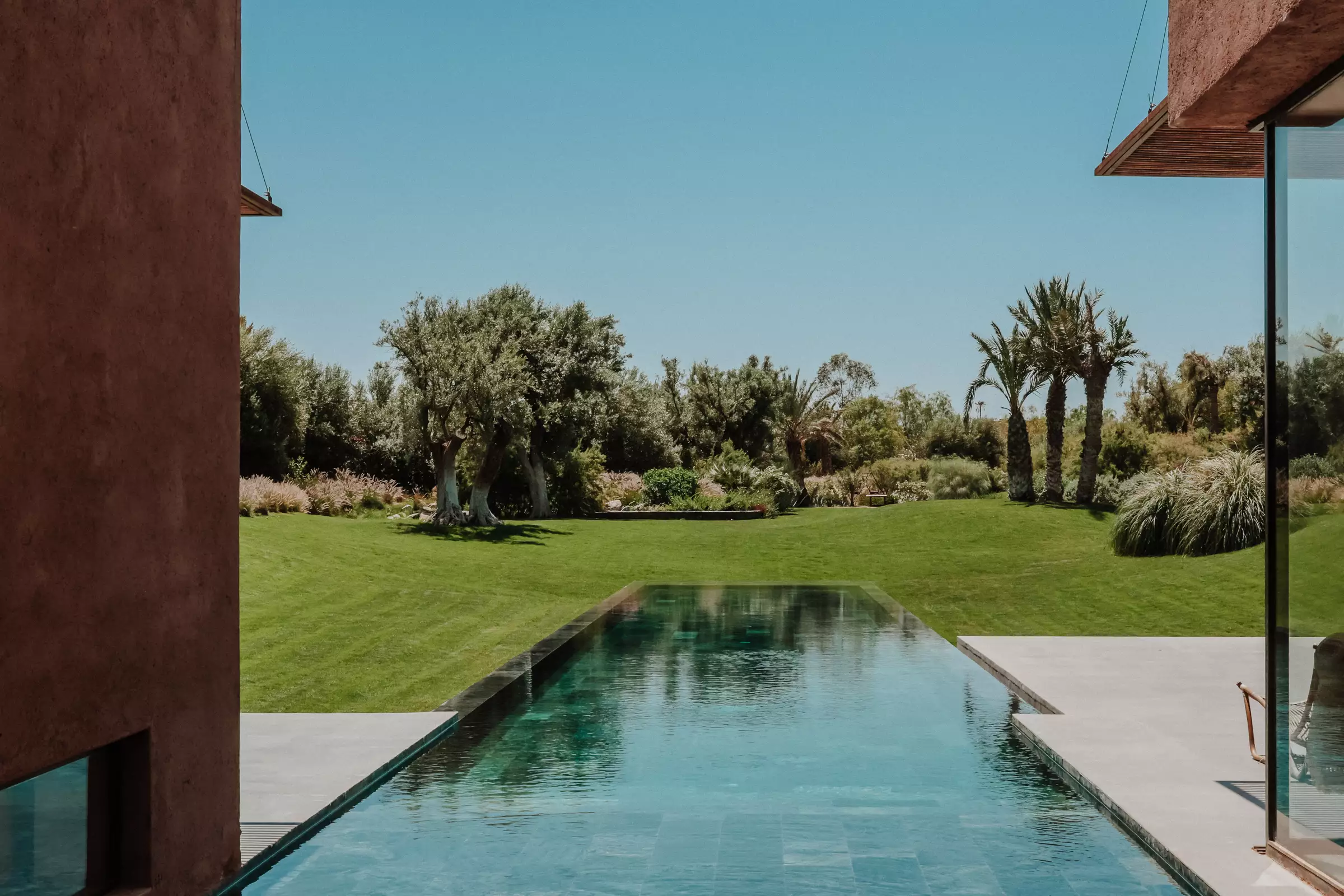 piscine maison architecte