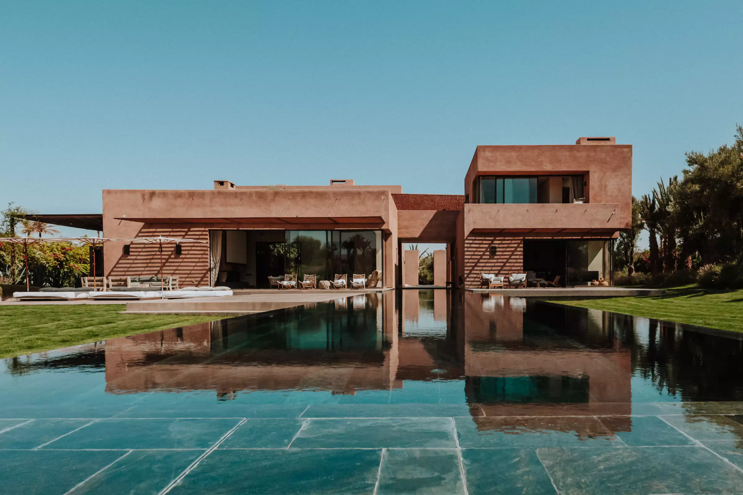 piscine maison architecte
