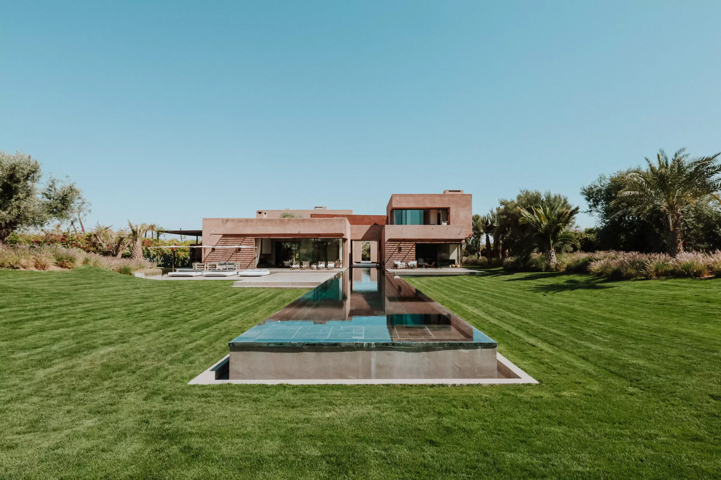 piscine maison architecte