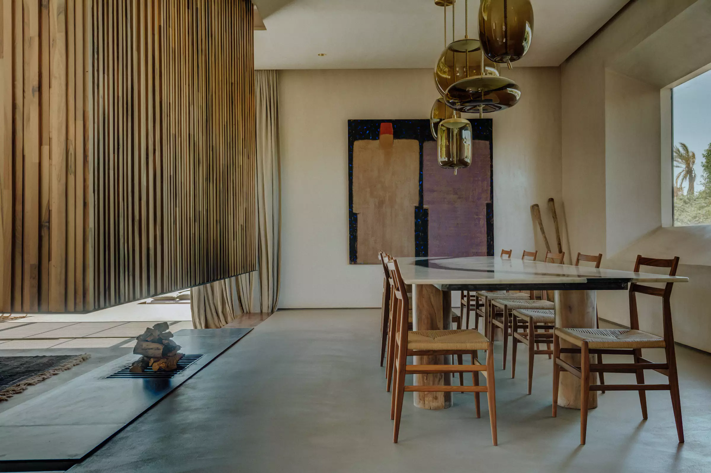 salle à manger décoration contemporaine