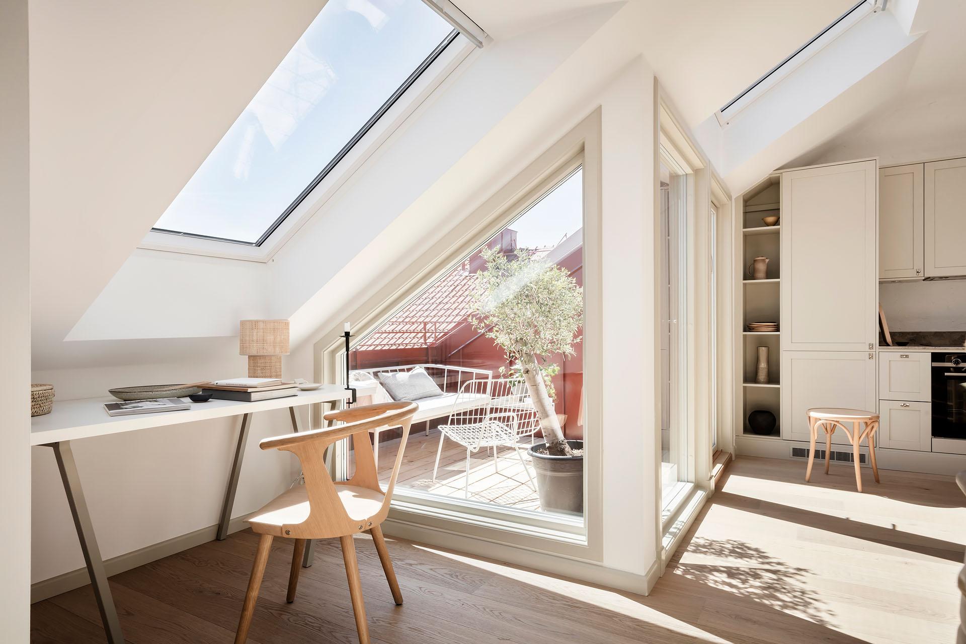 bureau avec velux