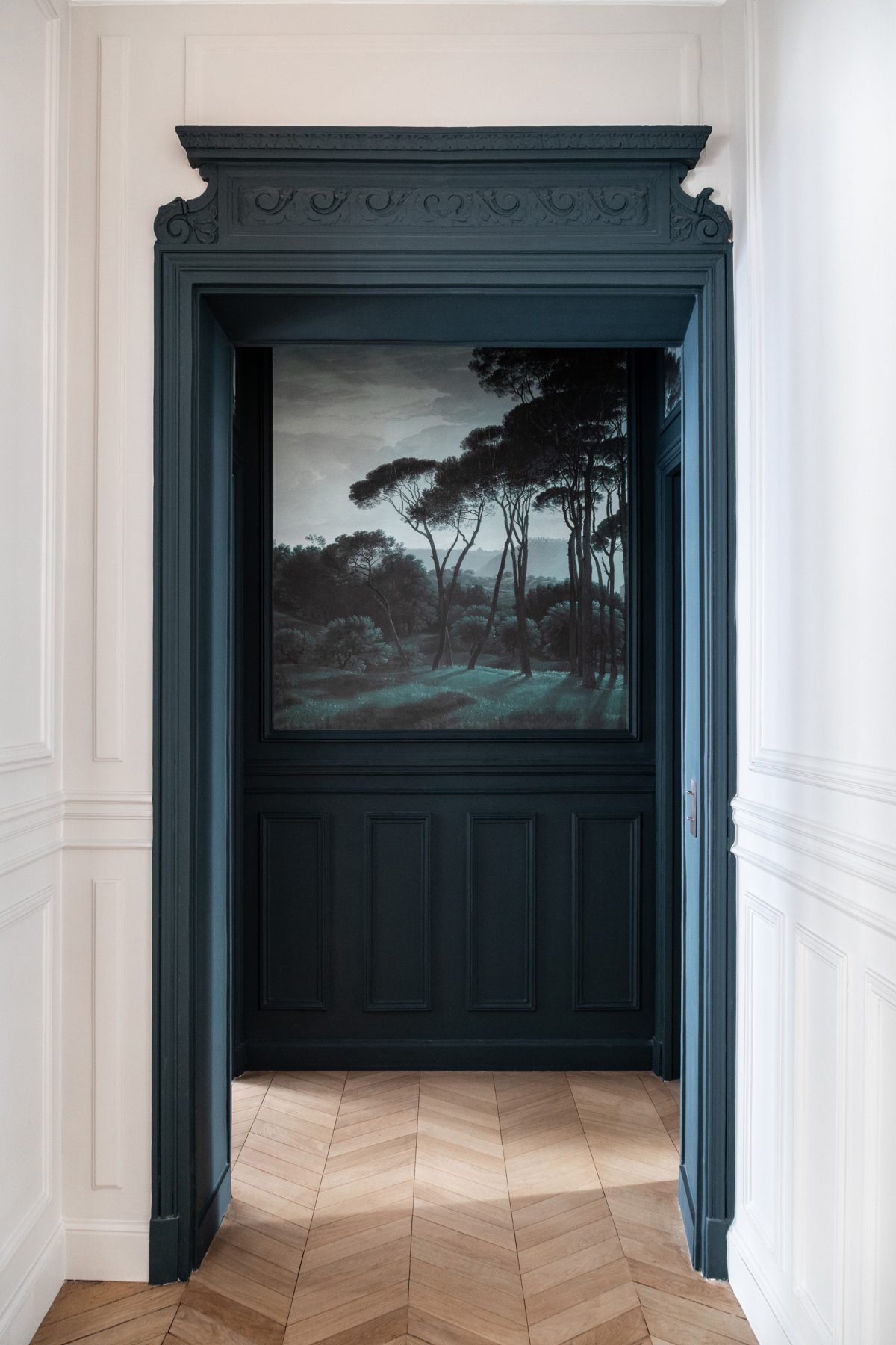 porte avec trumeau porte avec trumeau