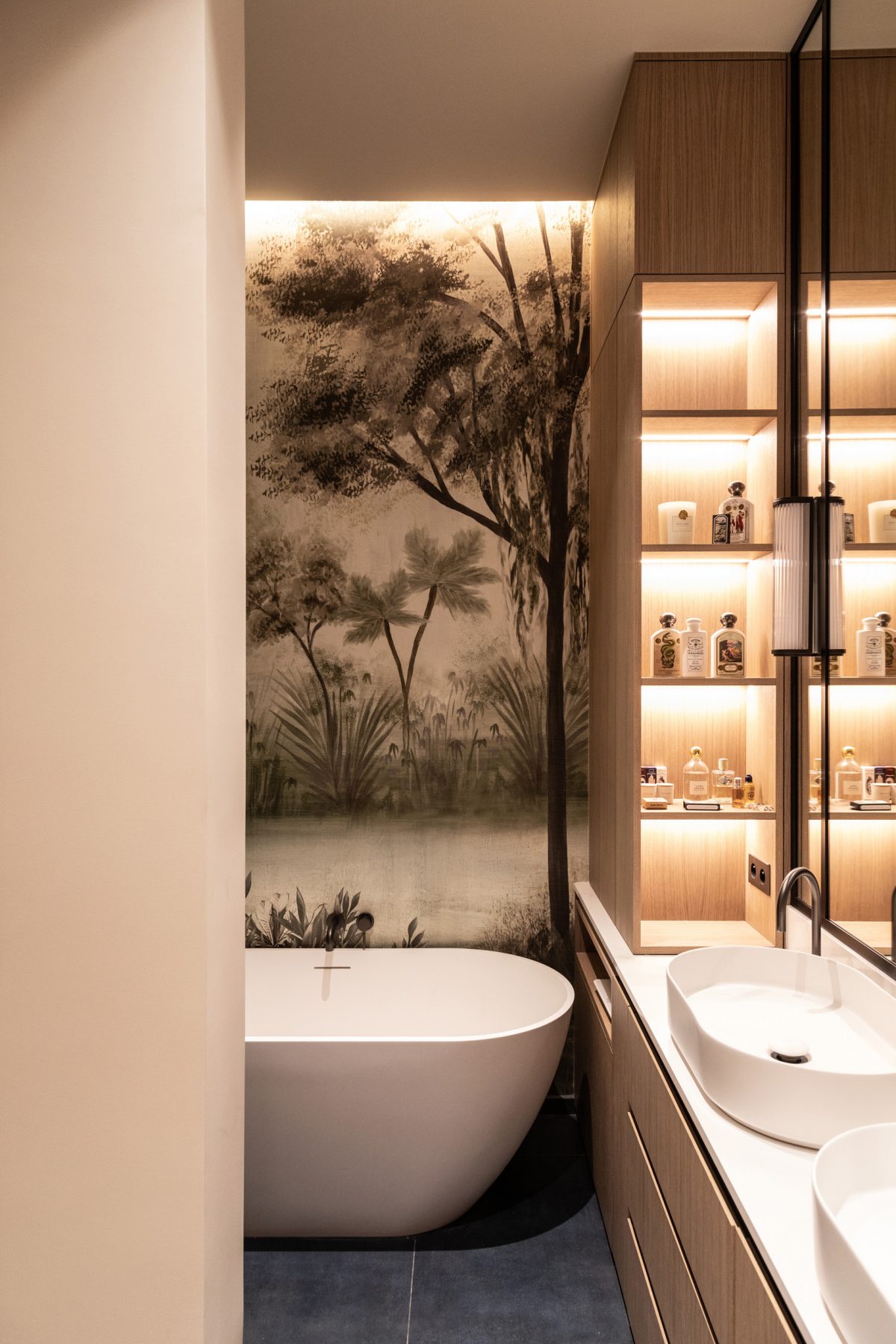 salle de bain appartement haussmannien rénové salle de bain appartement haussmannien rénové