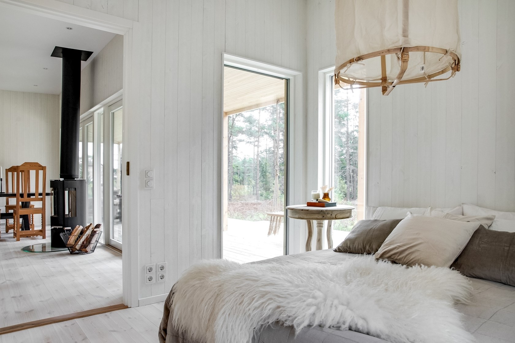 chambre maison en bois