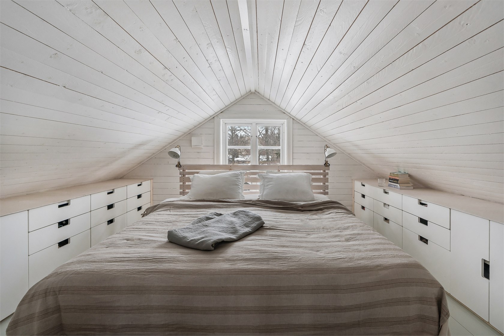 chambre mansardée maison en bois décoration scandinave chambre mansardée maison en bois décoration scandinave