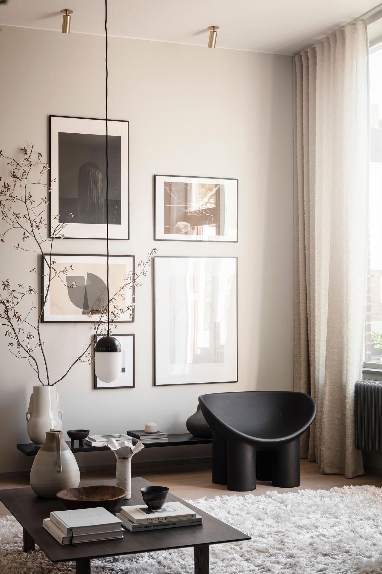 salon décoration beige