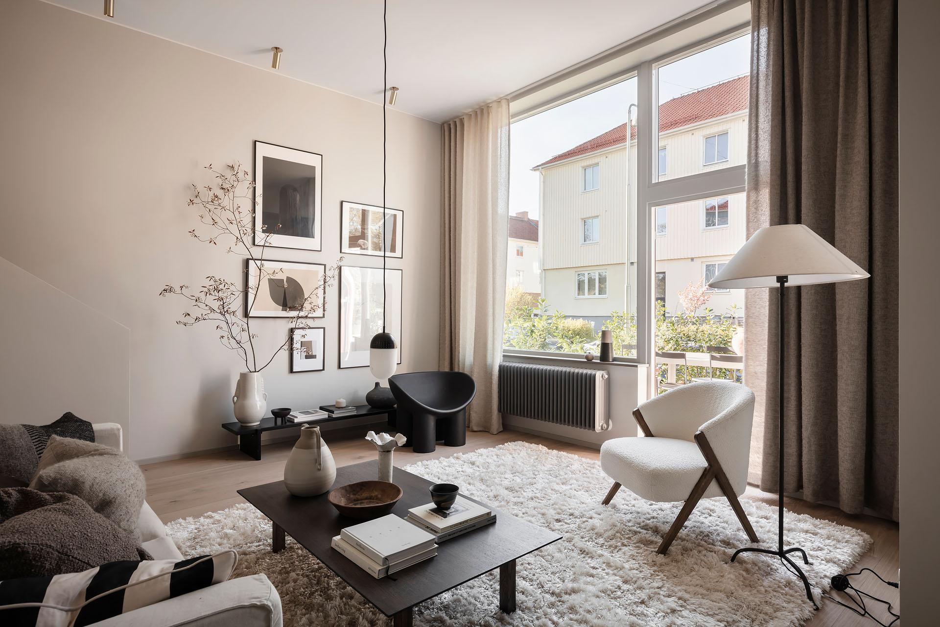 salon décoration beige