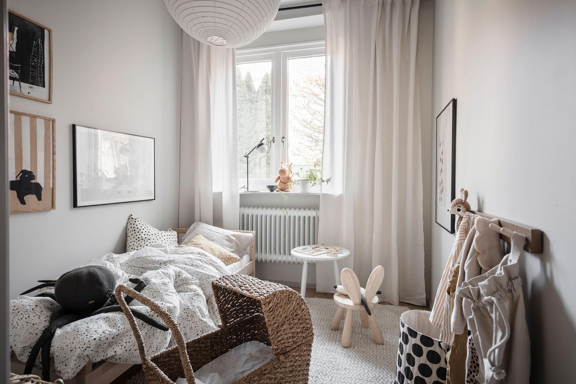 chambre décoration scandinave