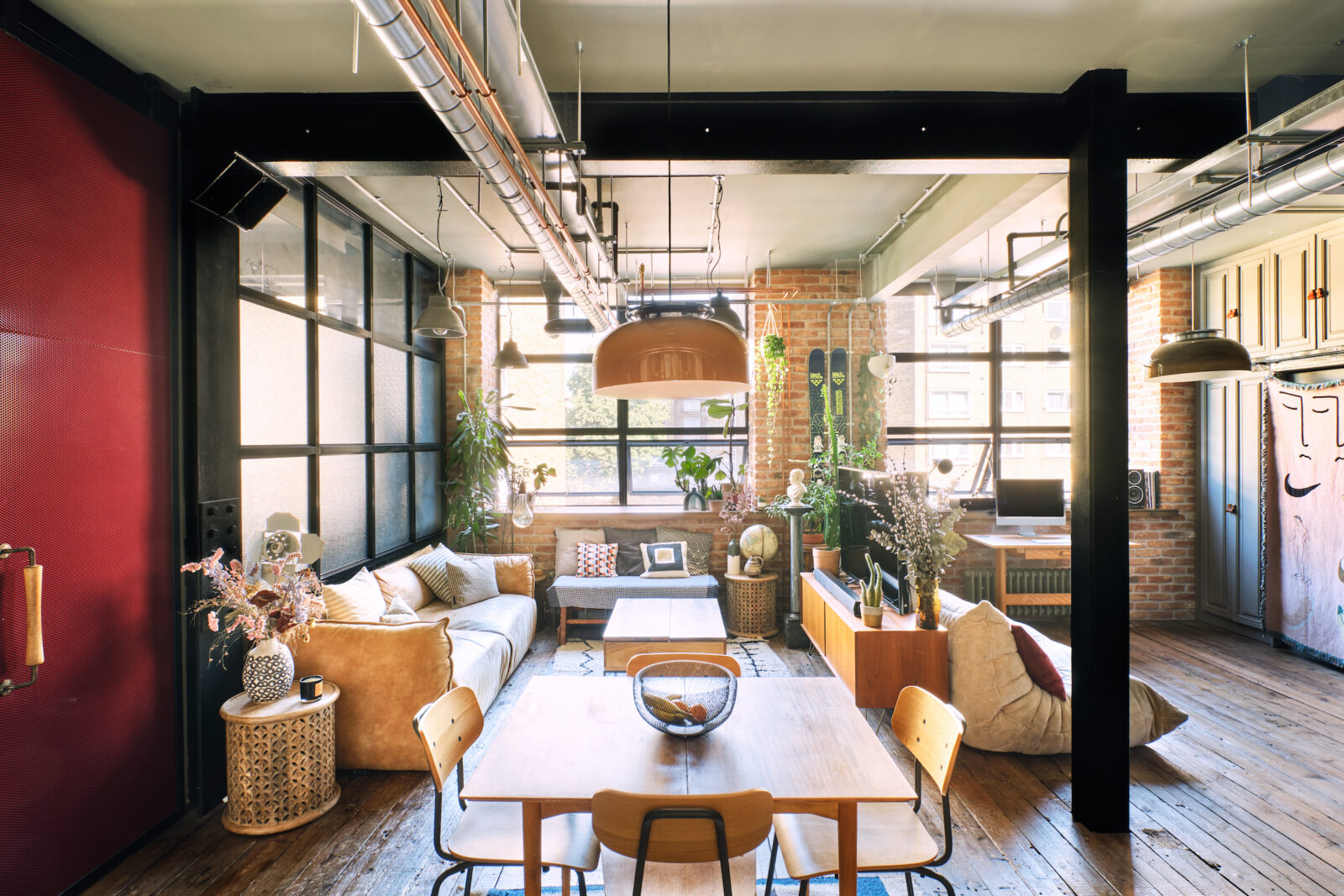 salon petit loft Londres