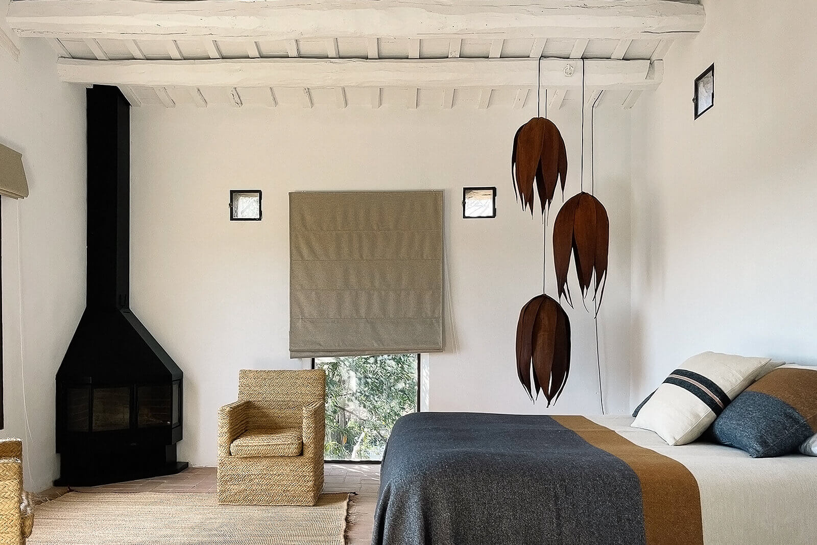 chambre avec cheminée acier maison en pierres chambre avec cheminée acier maison en pierres