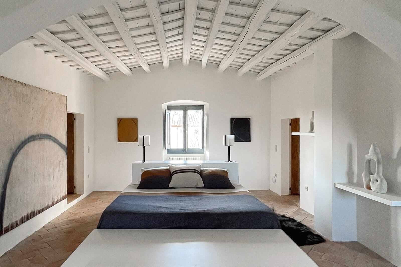chambre avec arche et poutres chambre avec arche et poutres