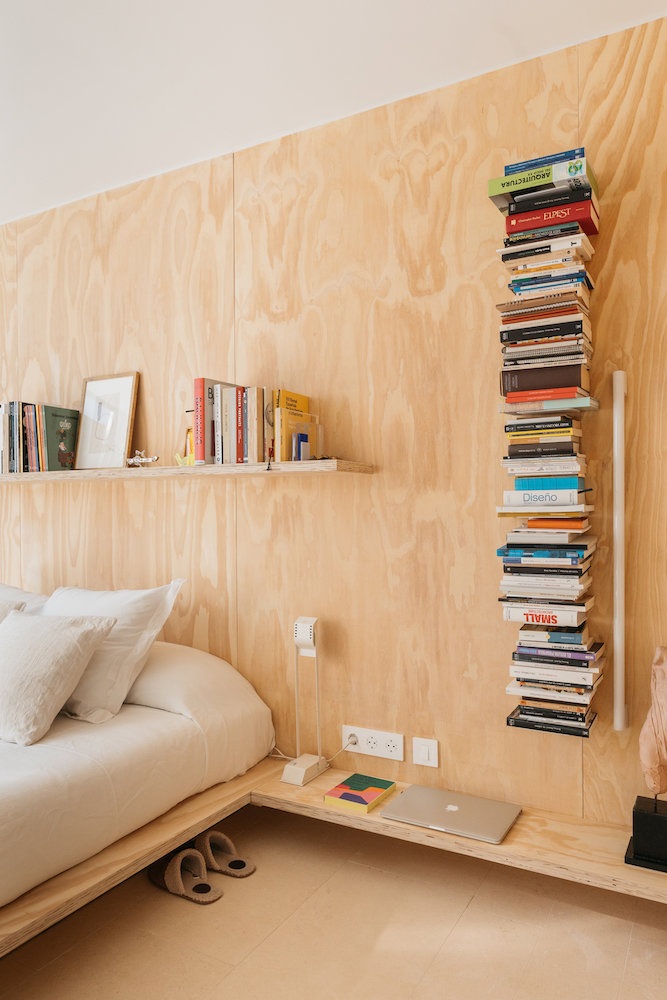 chambre mur bois