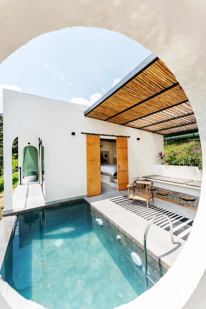 terrasse avec piscine maison moderne 100m2