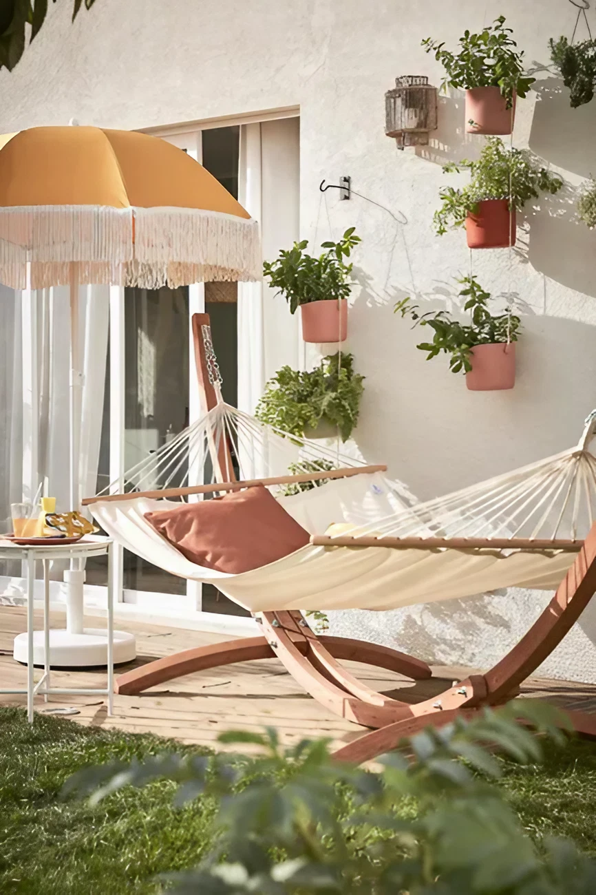 hamac sur terrasse