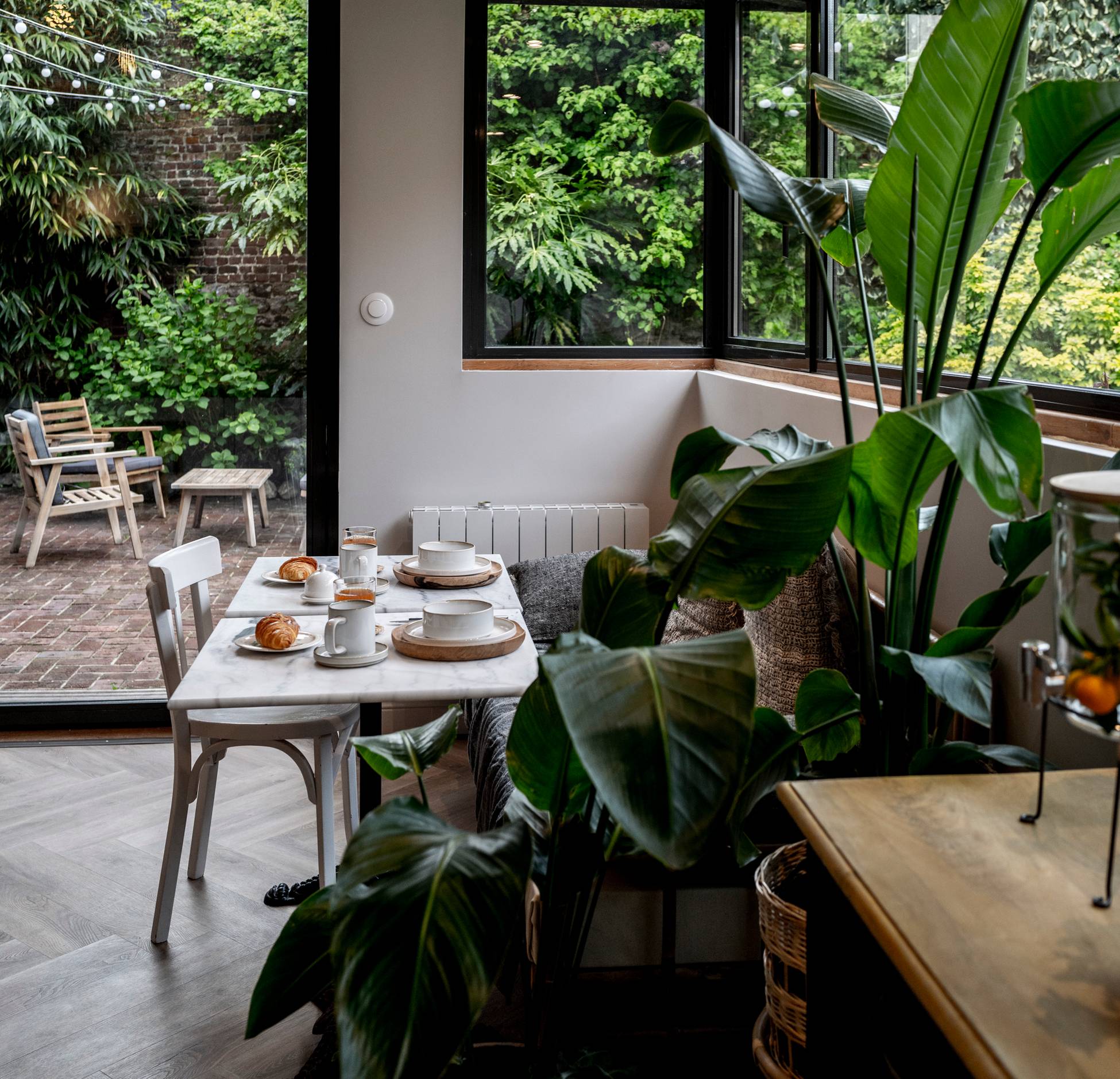 esapce repas maison Normandie décoration campagne chic