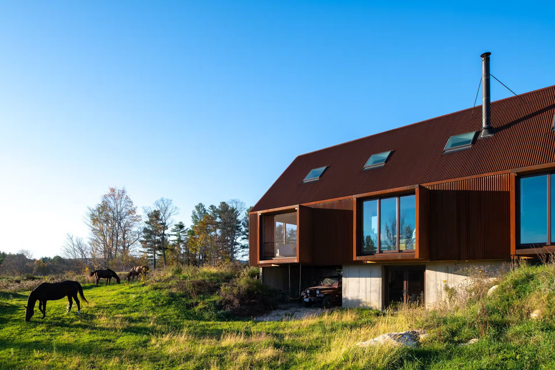 maison contemporaine acier corten maison contemporaine acier corten