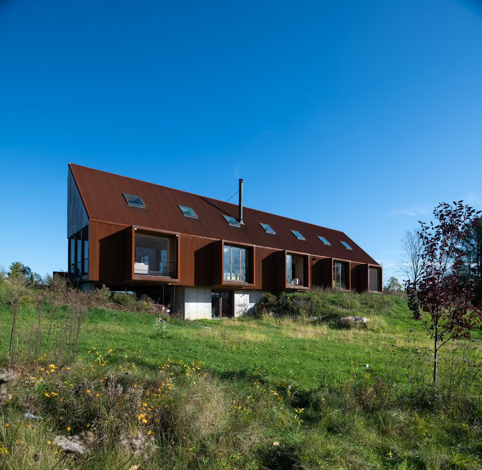 maison contemporaine acier corten maison contemporaine acier corten