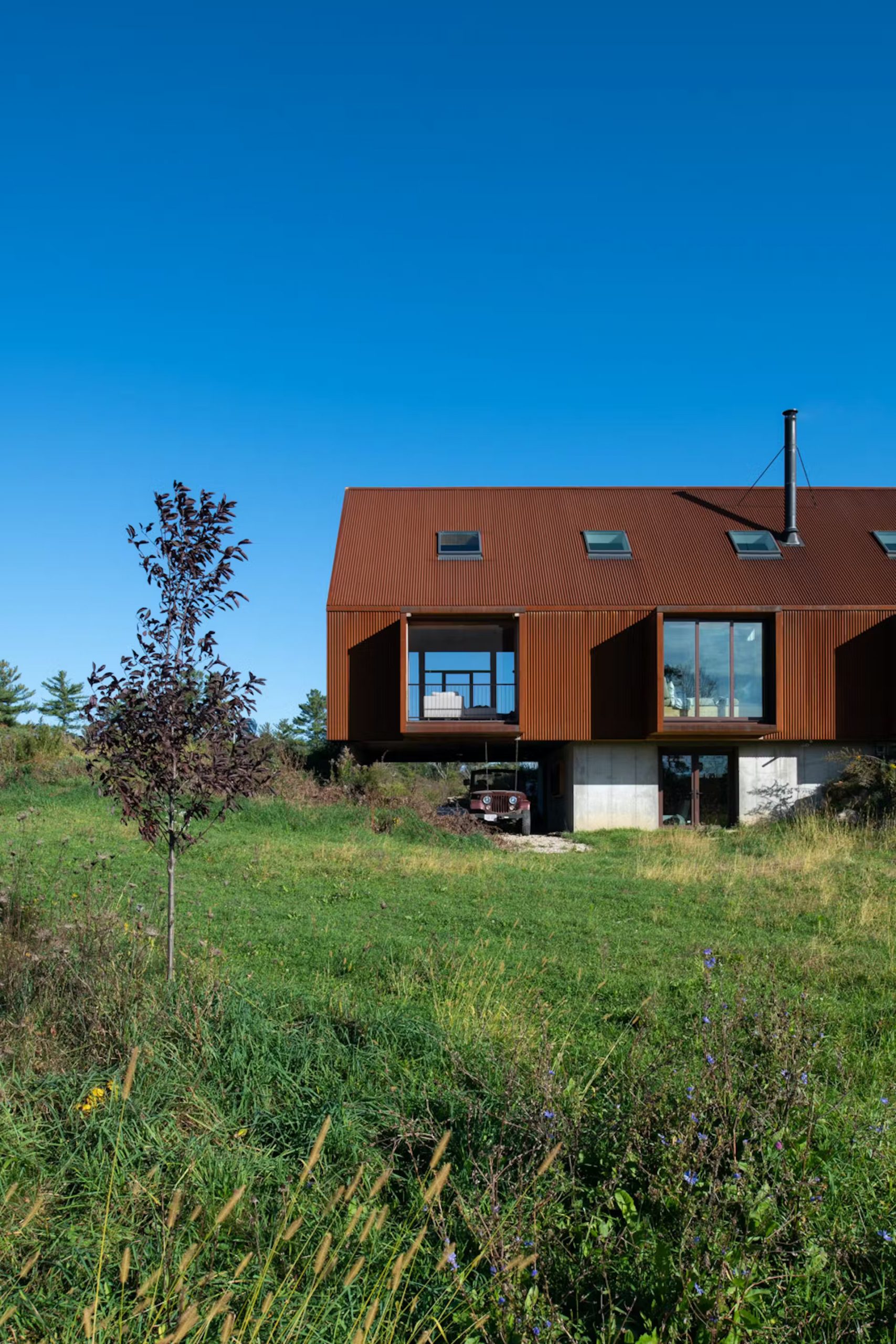 maison contemporaine acier corten maison contemporaine acier corten