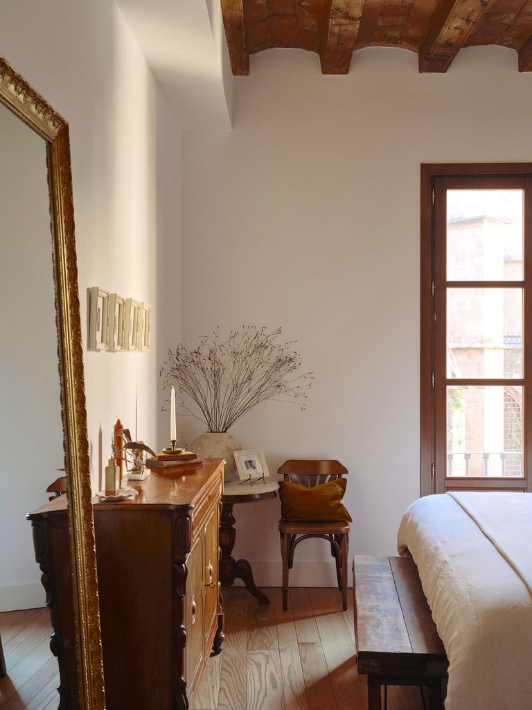 chambre plafond catalan décoration vintage