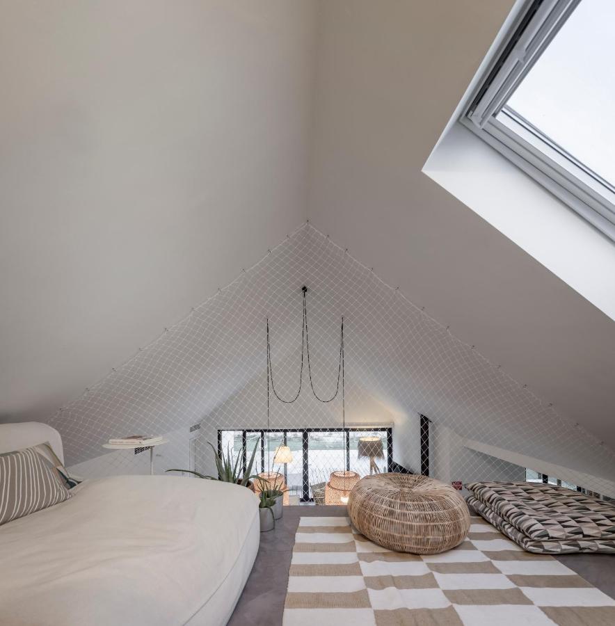 chambre sur mezzanine décoration naturelle