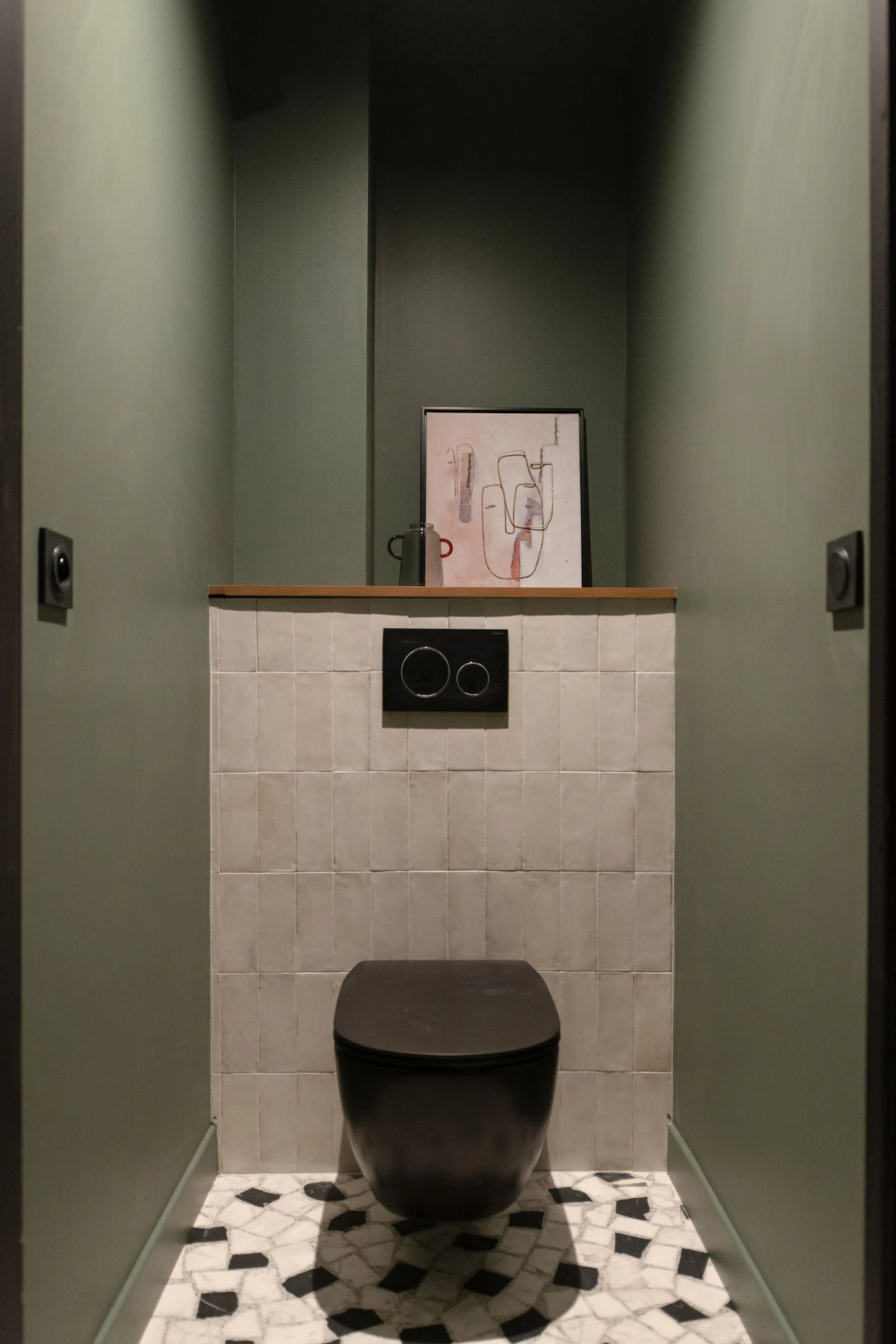 toilettes design murs verts toilettes design murs verts