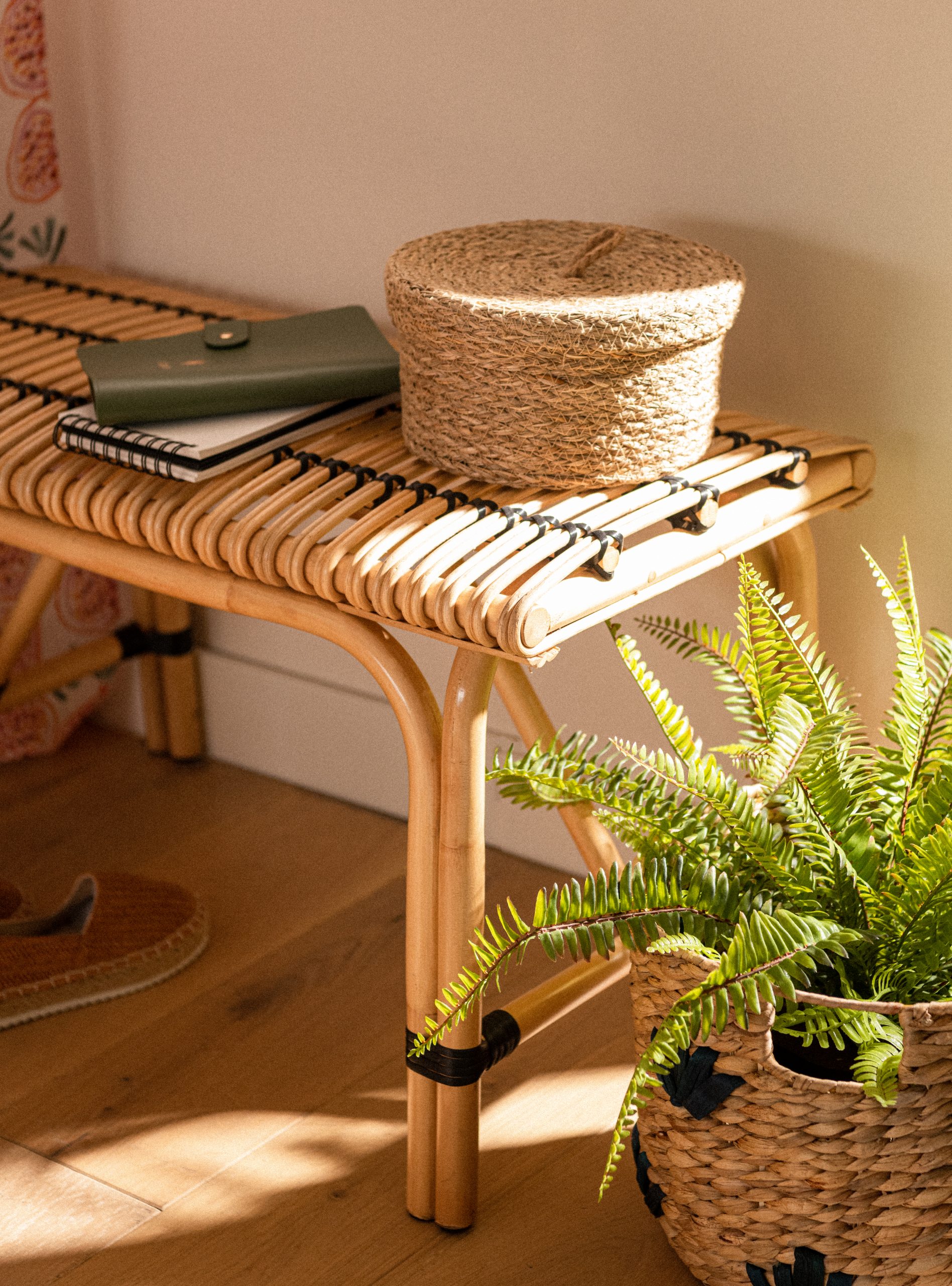 banc rotin Maisons du Monde collection Valencia