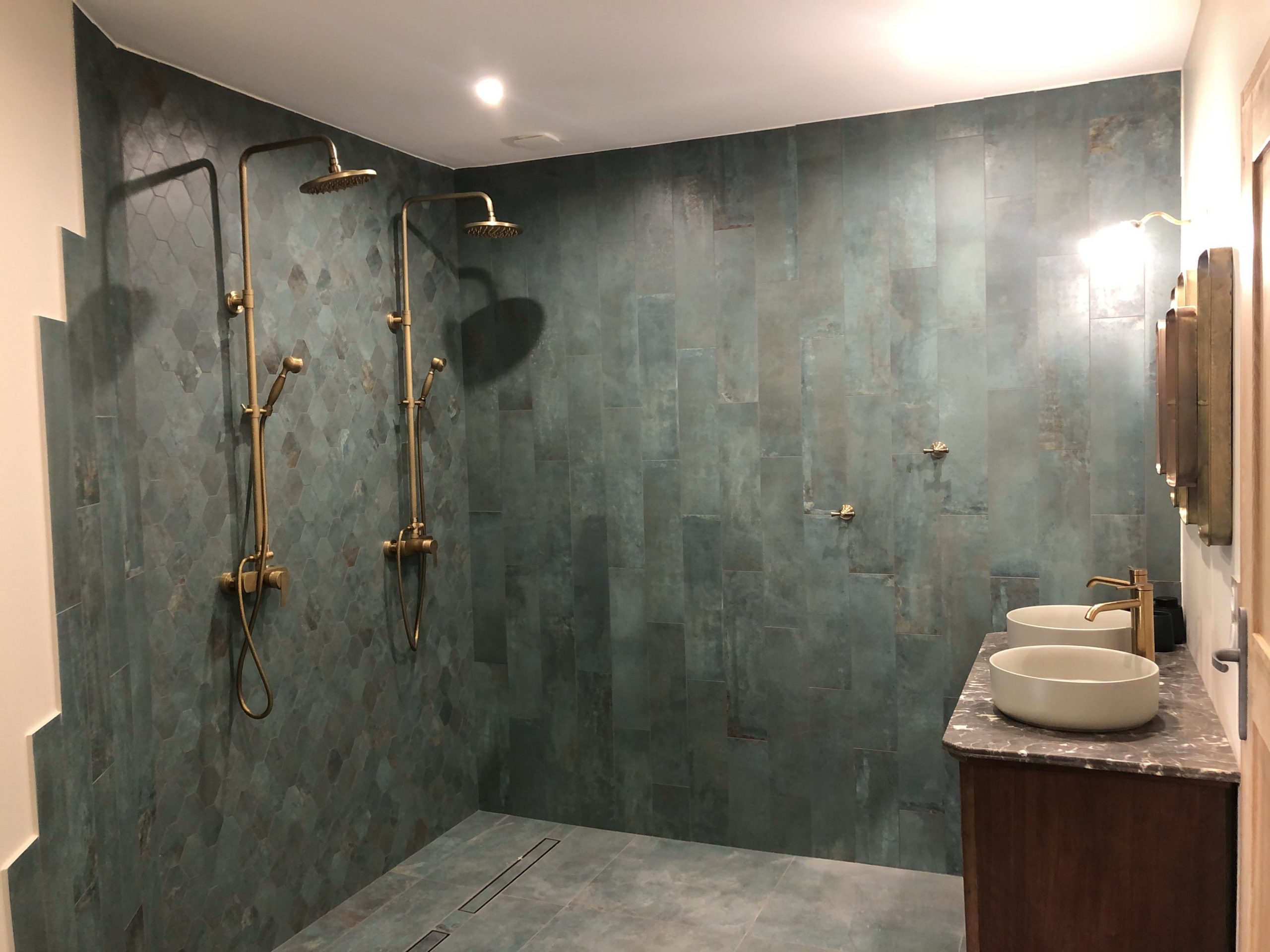 douche carrelage vert douche carrelage vert