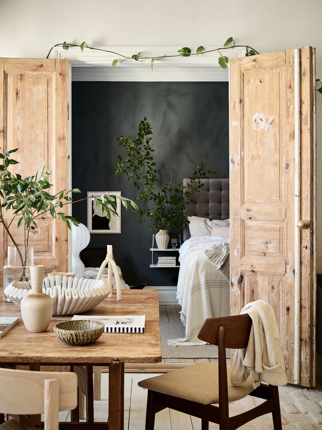 chambre mur noir décoration scandinave chambre mur noir décoration scandinave