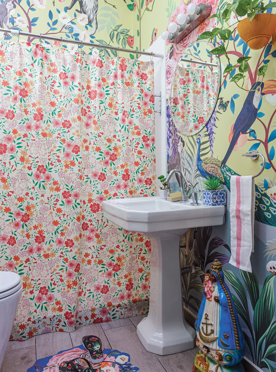 salle de bain décoration colorée salle de bain décoration colorée