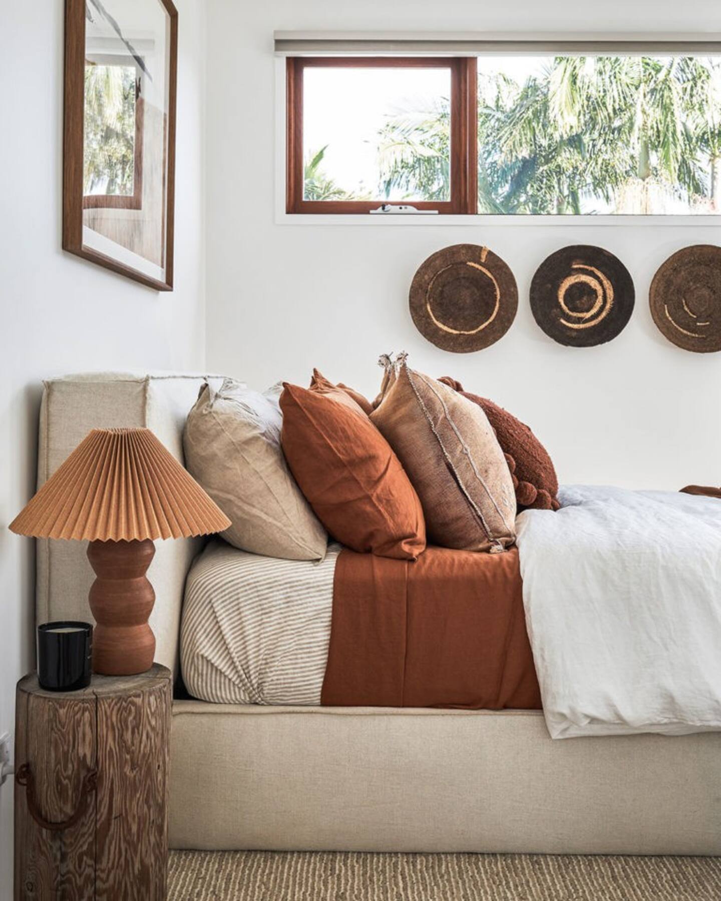 chambre décoration contemporaine terracotta