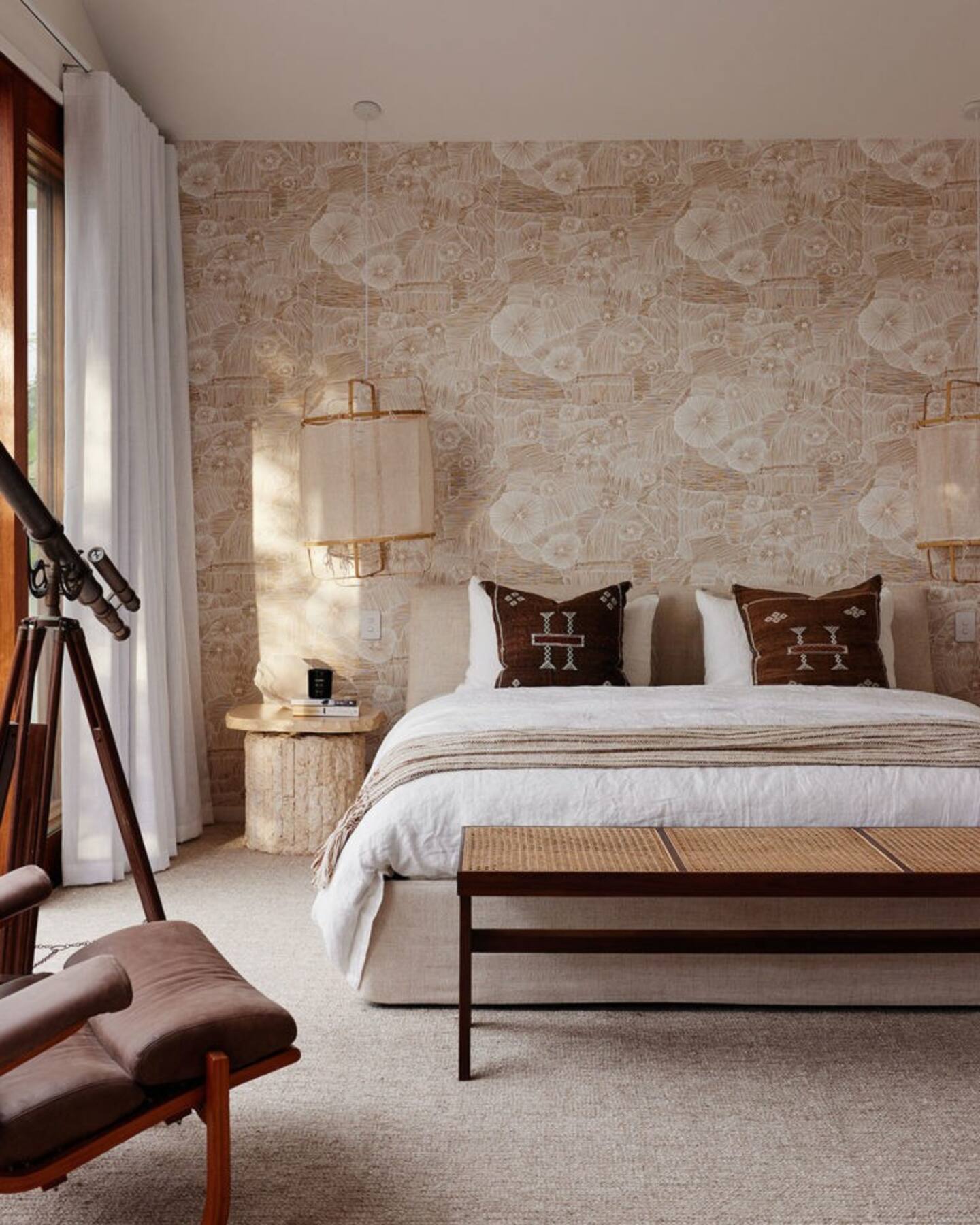 chambre décoration contemporaine et naturelle