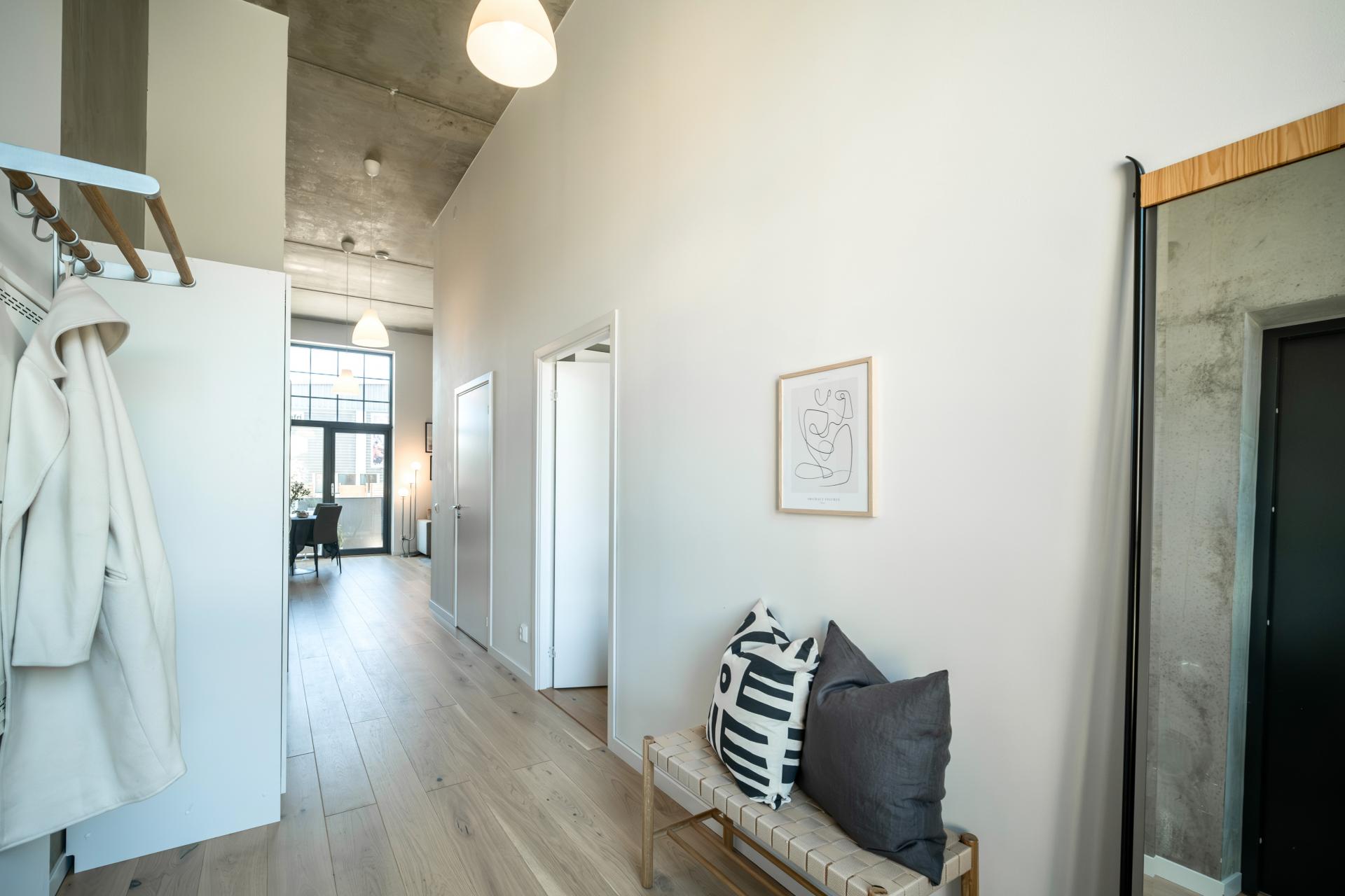 entrée mini loft 55m2