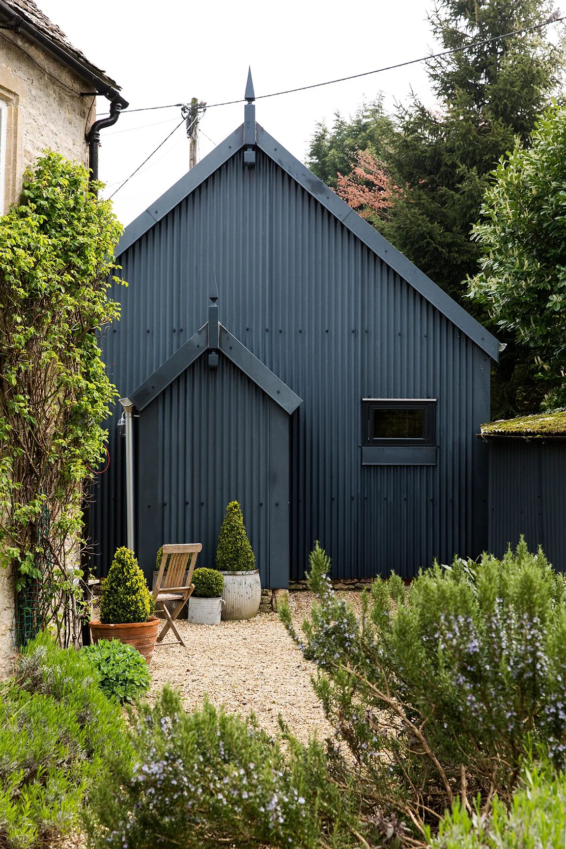 maison de 75m2 façade grise