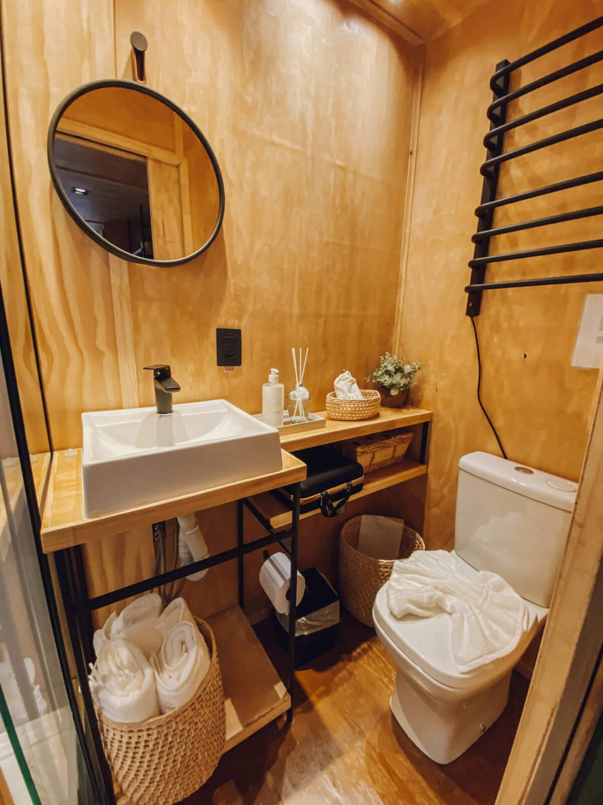 salle de bain bois