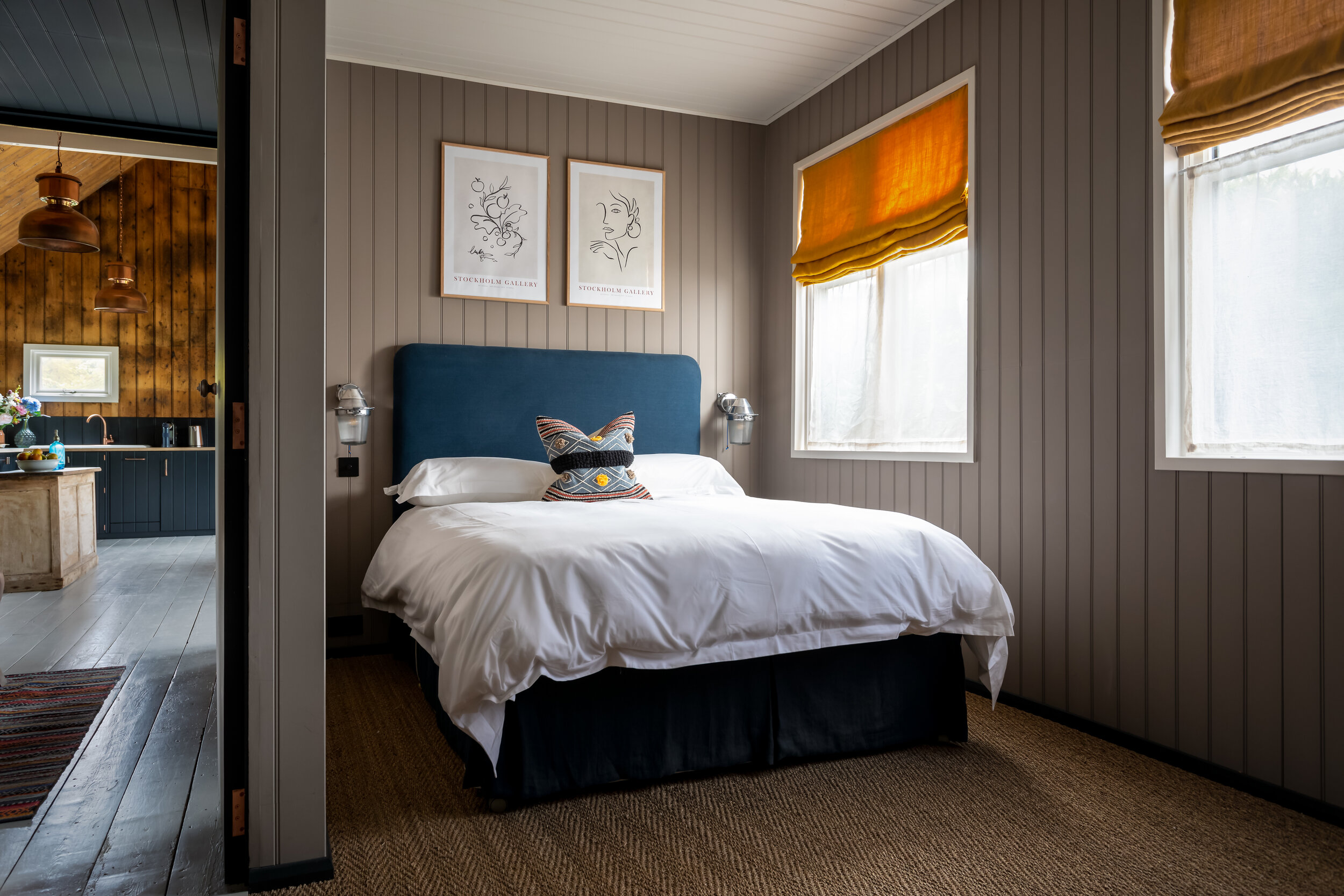 chambre décoration rustique chic maison de 75m2